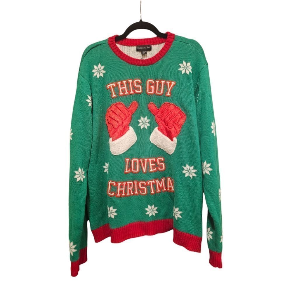 BLIZZARD BAY This Guy Loves Christmas Ugly Sweater‎ - Size XXL